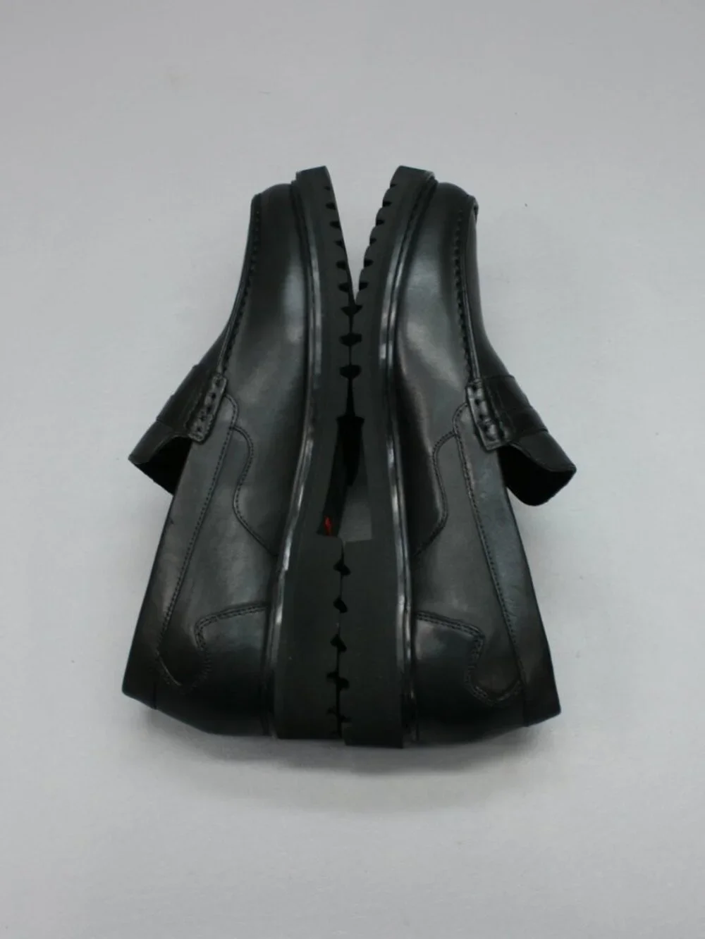 Rockport Men's 9 M Maverick Penny Loafers Black Leather Loafers Slip-ons Shoes